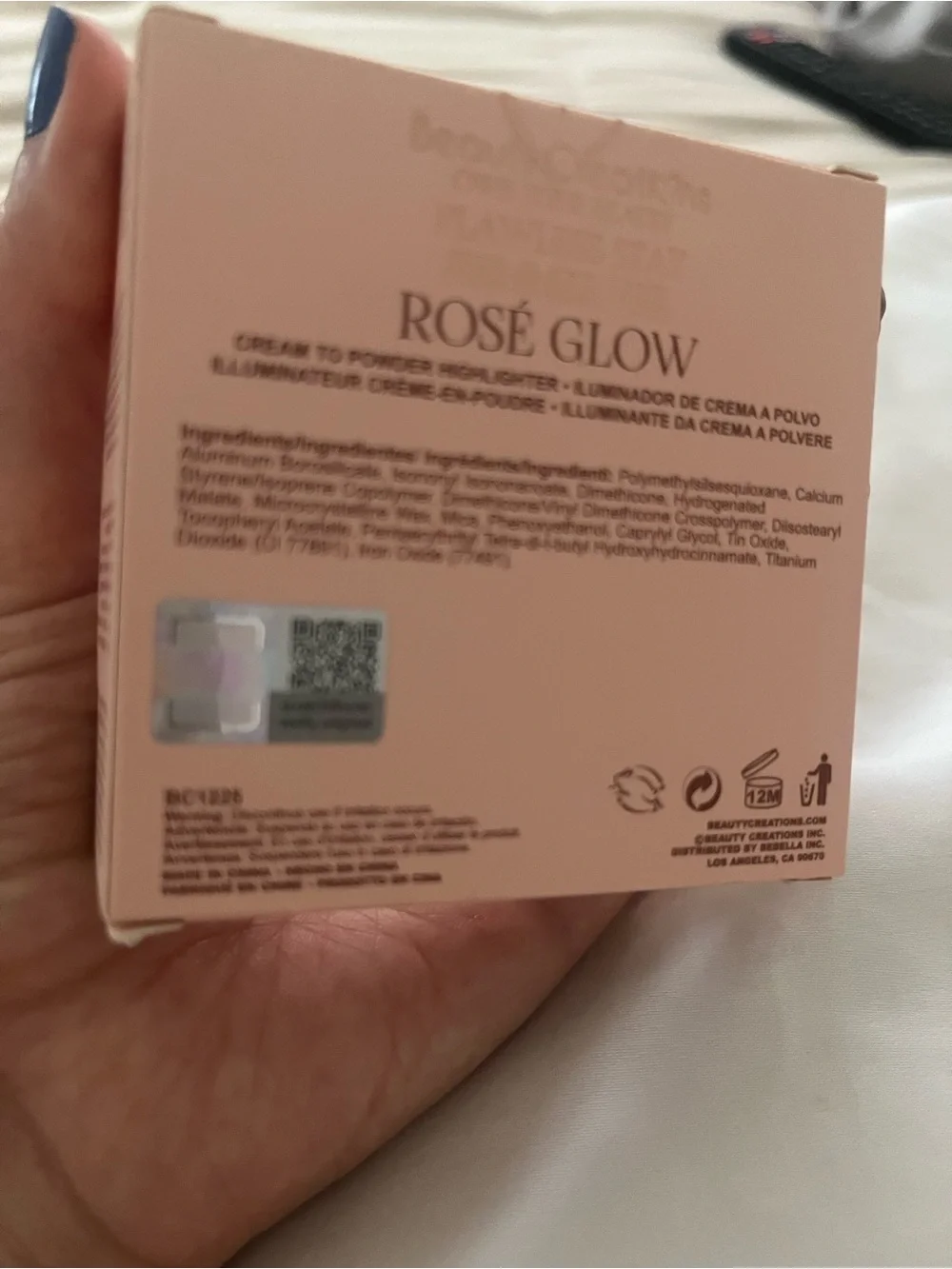 Beauty Creations Rosé Glow Highlighter - Rose & Gold Shimmer